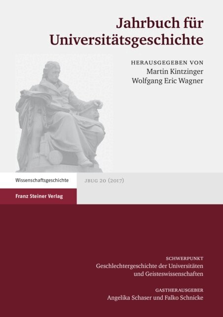 Wolfgang E. Wagner, Martin Kintzinger - Jahrbuch fur Universitatsgeschichte 20 (2017), E-bok
