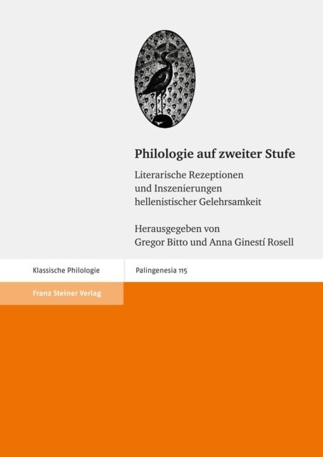 Anna Ginesti Rosell, Gregor Bitto - Philologie auf zweiter Stufe, E-bok