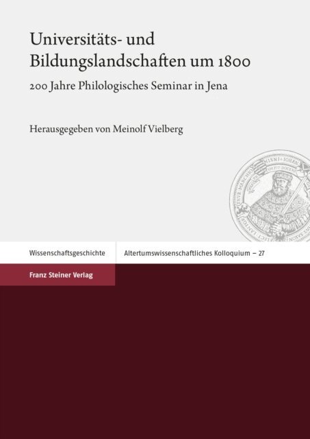 Meinolf Vielberg - Universitäts- und Bildungslandschaften um 1800, E-bok