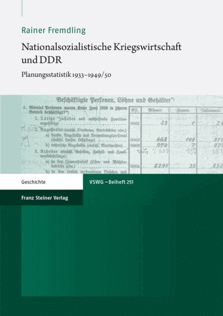 Rainer Fremdling - Nationalsozialistische Kriegswirtschaft und DDR, E-bok