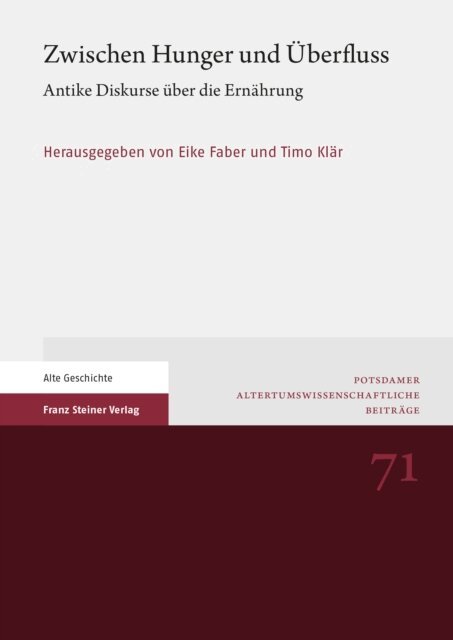 Timo Klar, Eike Faber - Zwischen Hunger und Uberfluss, E-bok
