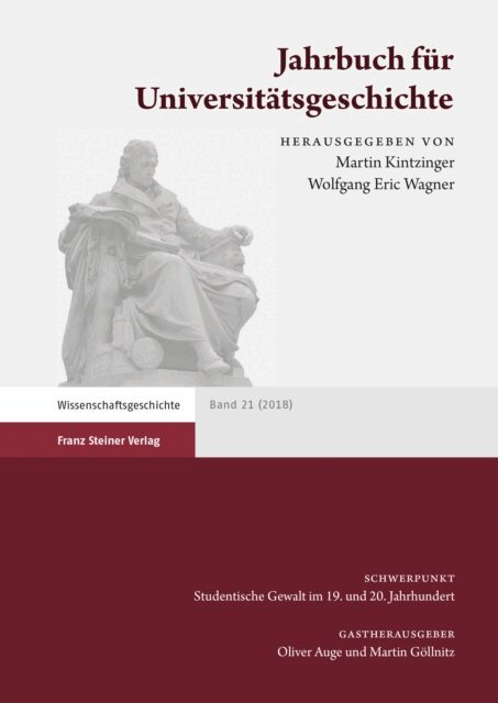 Wolfgang E. Wagner, Martin Kintzinger - Jahrbuch fur Universitatsgeschichte 21 (2018), E-bok