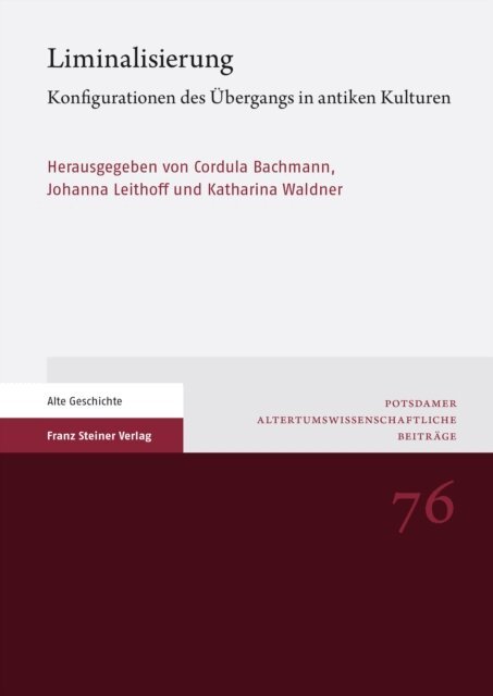Katharina Waldner, Johanna Leithoff, Cordula Bachmann - Liminalisierung, E-bok