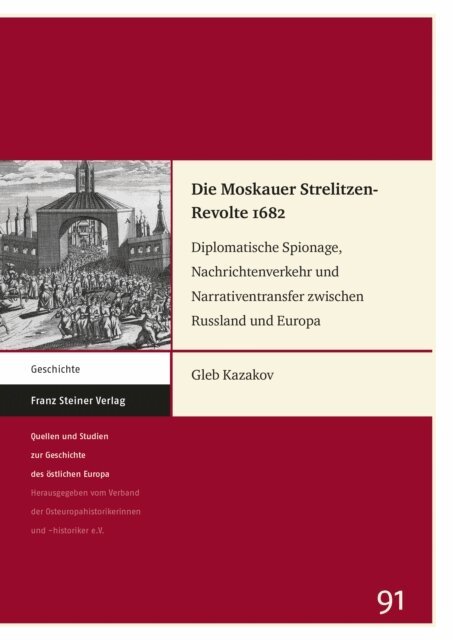Gleb Kazakov - Die Moskauer Strelitzen-Revolte 1682, E-bok