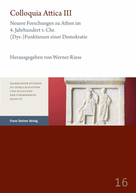 Werner Riess - Colloquia Attica. Band 3, E-bok