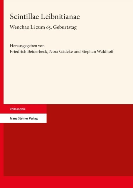 Stephan Waldhoff, Nora Gadeke, Friedrich Beiderbeck - Scintillae Leibnitianae, E-bok