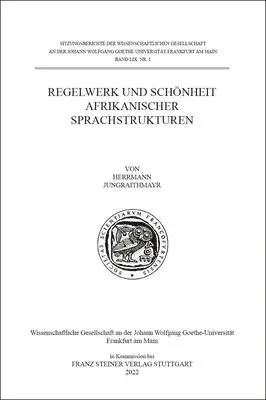 Herrmann Jungraithmayr - Regelwerk Und Schönheit Afrikanischer Sprachstrukturen, Häftad. Tillgänglighet: Lägg i varukorg