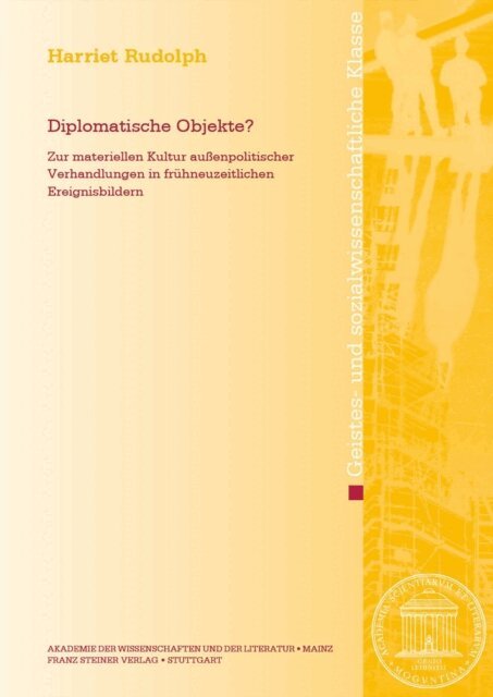 Harriet Rudolph - Diplomatische Objekte?, E-bok