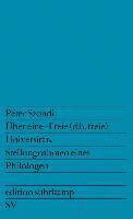 Peter Szondi, Helm Stierlin, Jean Bollack, Henriette Beese, Wolfgang H. Fietkau, Hans-Hagen Hildebrandt, Gert Mattenklott, Senta Metz - Über eine »Freie (d.h. freie) Universität«, Häftad
