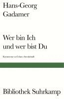 Hans-Georg Gadamer - Wer bin Ich und wer bist Du?, Häftad. Tillgänglighet: Lägg i varukorg