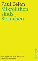 Paul Celan, Barbara Wiedemann, Bertrand Badiou - 'Mikrolithen sinds, Steinchen', Häftad