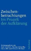 Axel Honneth, Thomas Mccarthy, Claus Offe, Albrecht Wellmer - Zwischenbetrachtungen, Häftad