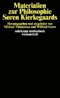 Wilfried Greve, Michael Theunissen - Materialien zur Philosophie Søren Kierkegaards, Häftad