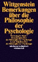 Bemerkungen über die Philosophie der Psychologie