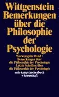 Ludwig Wittgenstein, Gertrude E. M. Anscombe, Georg Henrik von Wright, Heikki Nyman - Bemerkungen über die Philosophie der Psychologie, Häftad