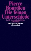 Pierre Bourdieu - Die feinen Unterschiede, Häftad