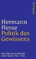 Hermann Hesse, Volker Michels - Politik des Gewissens, Häftad