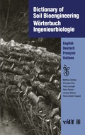Dictionary of Soil Bioengineering W�rterbuch Ingenieurbiologie