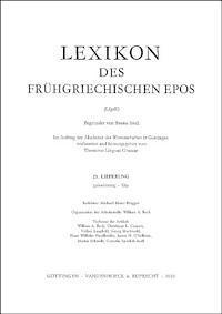 Thesaurus Linguae Graecae Archiv fA"r Griechische - Lexikon Des Fruhgriechischen Epos, Häftad