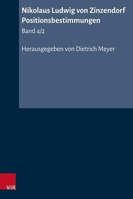 Dietrich Meyer - Nikolaus Ludwig Von Zinzendorf, Inbunden