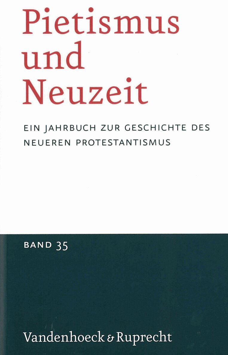 Udo Sträter - Pietismus und Neuzeit Band 35 – 2009, Häftad