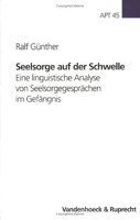 Ralf Gunther - Seelsorge Auf Der Schwelle, Häftad