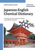 Japanese-English Chemical Dictionary