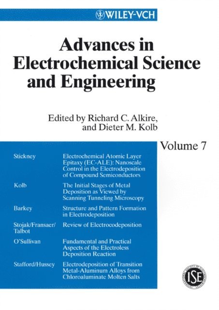 Dieter M. Kolb, Richard C. Alkire - Advances in Electrochemical Science and Engineering, Volume 7, E-bok