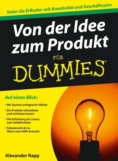 Alexander Rapp - Von der Idee zum Produkt für Dummies, E-bok