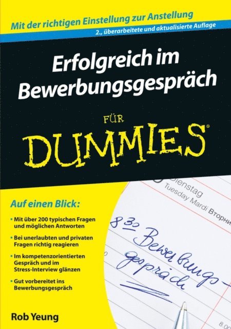 Rob Yeung - Erfolgreich im Bewerbungsgespräch für Dummies, E-bok
