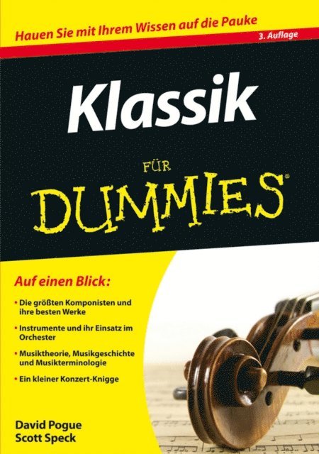 Scott Speck, David Pogue - Klassik für Dummies, E-bok