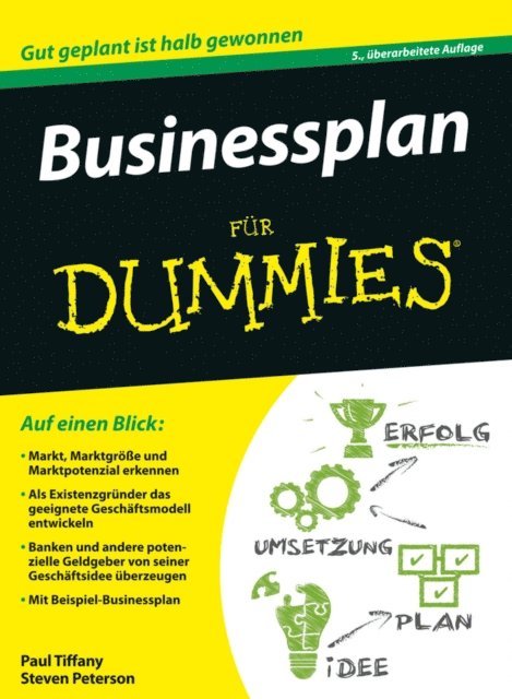 Steven D. Peterson, Paul Tiffany - Businessplan für Dummies, E-bok