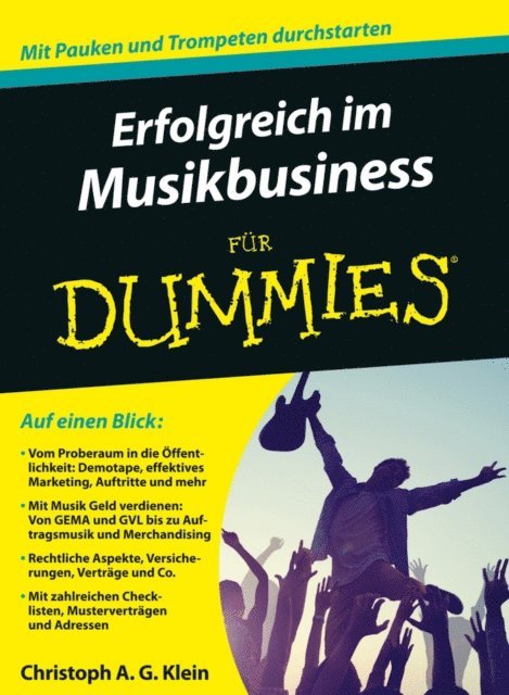 Christoph Klein - Erfolgreich im Musikbusiness für Dummies, E-bok