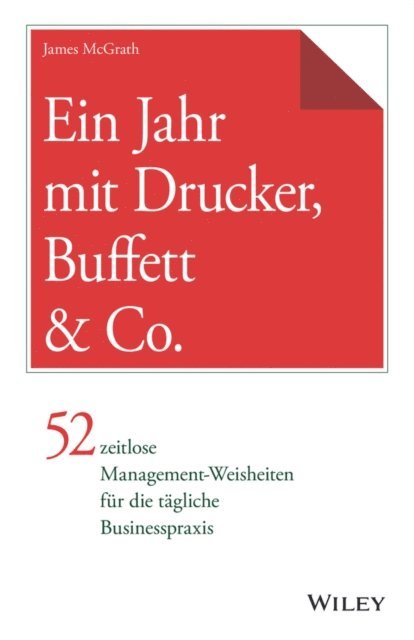 James McGrath - Ein Jahr mit Drucker, Buffett & Co., E-bok