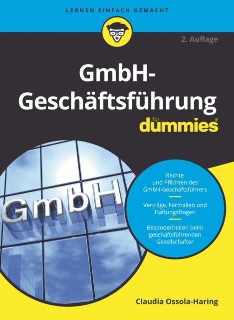 Claudia Ossola-Haring - GmbH-Geschäftsführung für Dummies, E-bok