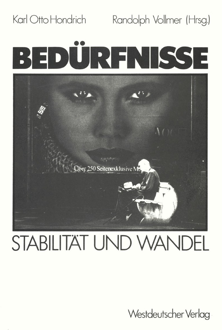 Karl Otto Hondrich, Klaus Arzberger - Bedürfnisse im Wandel, Häftad