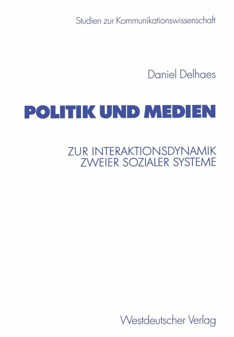 Politik und Medien