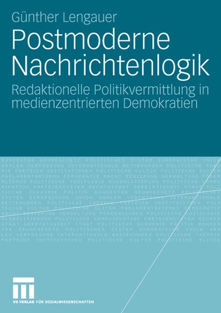 Günther Lengauer - Postmoderne Nachrichtenlogik, Häftad