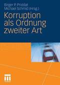 Korruption als Ordnung zweiter Art