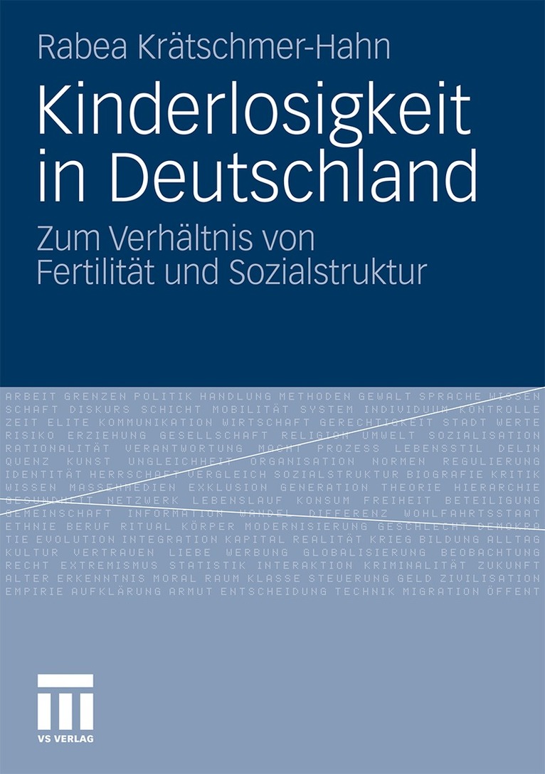 Rabea Krätschmer-Hahn - Kinderlosigkeit in Deutschland, Häftad
