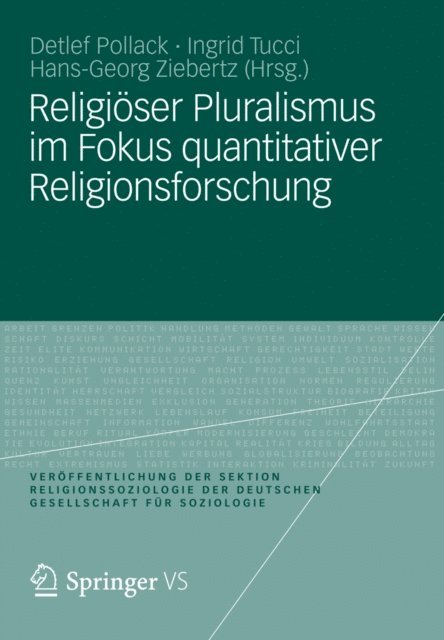 Hans-Georg Ziebertz, Ingrid Tucci, Detlef Pollack - Religiöser Pluralismus im Fokus quantitativer Religionsforschung, E-bok