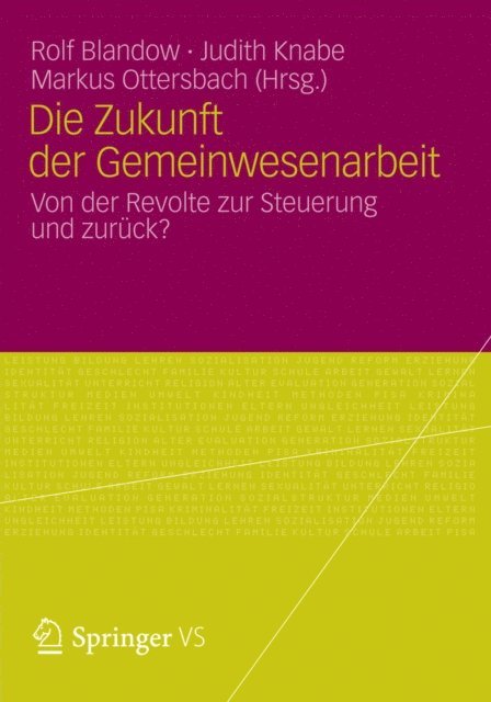 Markus Ottersbach, Judith Knabe, Rolf Blandow - Die Zukunft der Gemeinwesenarbeit, E-bok