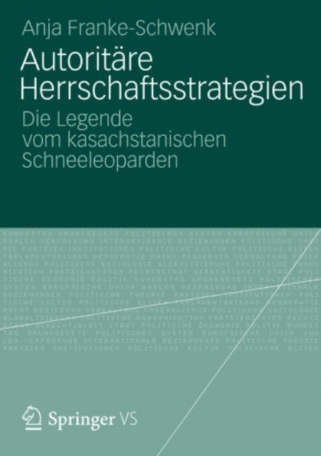 Anja Franke-Schwenk - Autoritäre Herrschaftsstrategien, E-bok