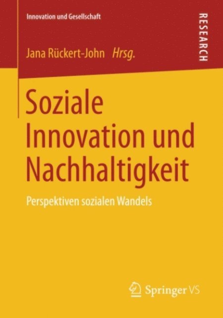 Jana Ruckert-John - Soziale Innovation und Nachhaltigkeit, E-bok