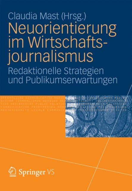 Claudia Mast - Neuorientierung im Wirtschaftjournalismus, E-bok