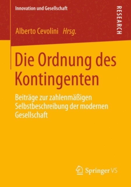 Alberto Cevolini - Die Ordnung des Kontingenten, E-bok