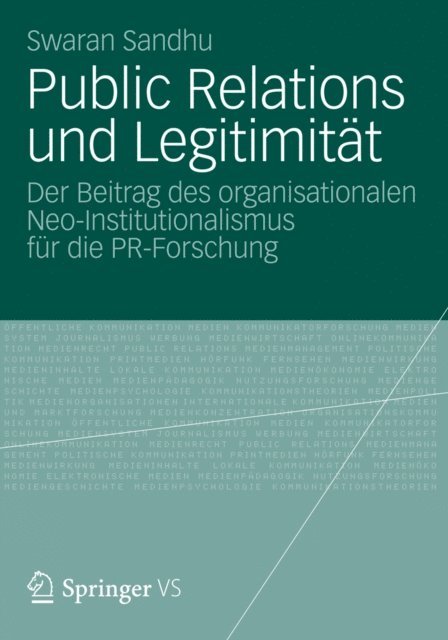 Swaran Sandhu - Public Relations und Legitimität, E-bok
