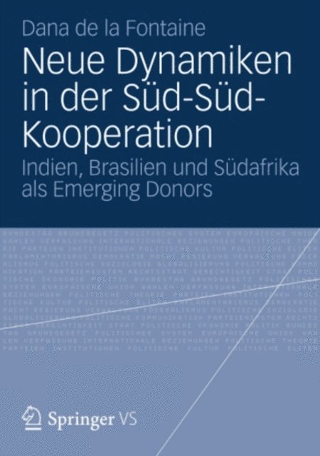 Dana de la Fontaine - Neue Dynamiken in der Süd-Süd-Kooperation, E-bok