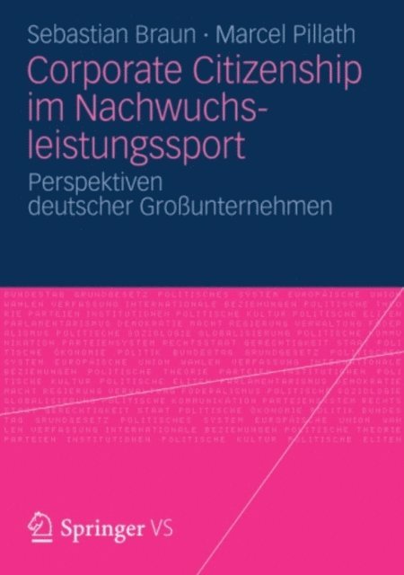 Marcel Pillath, Sebastian Braun - Corporate Citizenship im Nachwuchsleistungssport, E-bok