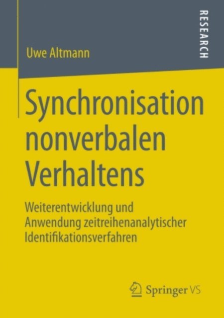 Uwe Altmann - Synchronisation nonverbalen Verhaltens, E-bok